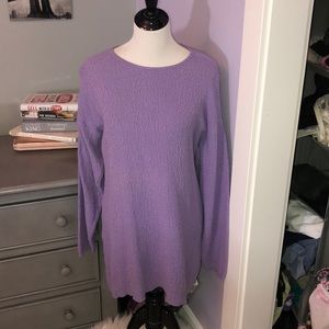Purple Sweater Dress